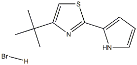 4-(tert-butyl)-2-(1H-pyrrol-2-yl)-1,3-thiazole hydrobromide 结构式