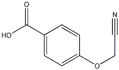4-(cyanomethoxy)benzoic acid 结构式