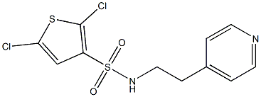 N3-[2-(4-pyridyl)ethyl]-2,5-dichlorothiophene-3-sulfonamide 结构式