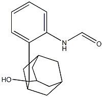 N-[2-(2-hydroxy-2-adamantyl)phenyl]formamide 结构式