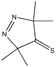 3,3,5,5-tetramethyl-4,5-dihydro-3H-pyrazole-4-thione 结构式