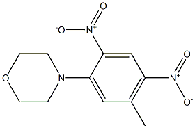 4-(5-methyl-2,4-dinitrophenyl)morpholine 结构式