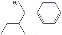 2-ethyl-1-phenylbutan-1-amine 结构式