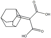 2-tricyclo[3.3.1.1~3,7~]dec-2-ylidenmalonic acid 结构式