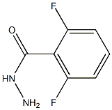 2,6-difluorobenzohydrazide 结构式