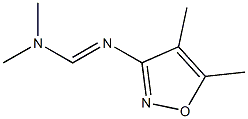 N'-(4,5-dimethyl-3-isoxazolyl)-N,N-dimethyliminoformamide 结构式