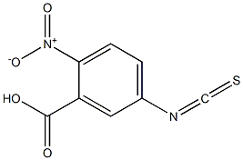 5-isothiocyanato-2-nitrobenzoic acid 结构式