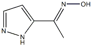 (1E)-1-(1H-pyrazol-5-yl)ethanone oxime 结构式