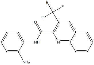 N2-(2-aminophenyl)-3-(trifluoromethyl)quinoxaline-2-carboxamide 结构式