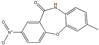 7-methyl-2-nitrodibenzo[b,f][1,4]oxazepin-11(10H)-one 结构式