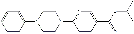 isopropyl 6-(4-phenylpiperazino)nicotinate 结构式