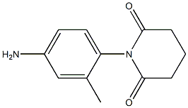 1-(4-amino-2-methylphenyl)piperidine-2,6-dione 结构式