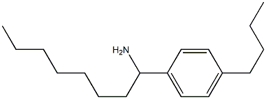 1-(4-butylphenyl)octan-1-amine 结构式