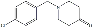1-(4-chlorobenzyl)piperidin-4-one 结构式