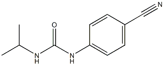 1-(4-cyanophenyl)-3-propan-2-ylurea 结构式