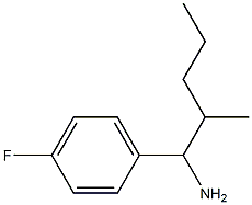 1-(4-fluorophenyl)-2-methylpentan-1-amine 结构式