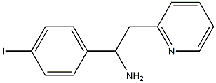 1-(4-iodophenyl)-2-(pyridin-2-yl)ethan-1-amine 结构式