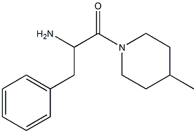 1-(4-methylpiperidin-1-yl)-1-oxo-3-phenylpropan-2-amine 结构式