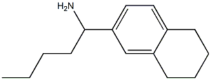 1-(5,6,7,8-tetrahydronaphthalen-2-yl)pentan-1-amine 结构式
