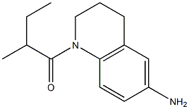 1-(6-amino-1,2,3,4-tetrahydroquinolin-1-yl)-2-methylbutan-1-one 结构式