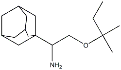 1-(adamantan-1-yl)-2-[(2-methylbutan-2-yl)oxy]ethan-1-amine 结构式