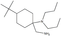 1-(aminomethyl)-4-tert-butyl-N,N-dipropylcyclohexan-1-amine 结构式