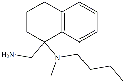 1-(aminomethyl)-N-butyl-N-methyl-1,2,3,4-tetrahydronaphthalen-1-amine 结构式