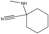 1-(methylamino)cyclohexane-1-carbonitrile 结构式