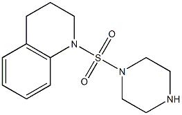 1-(piperazine-1-sulfonyl)-1,2,3,4-tetrahydroquinoline 结构式