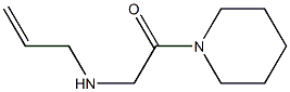 1-(piperidin-1-yl)-2-(prop-2-en-1-ylamino)ethan-1-one 结构式