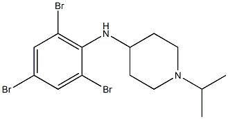 1-(propan-2-yl)-N-(2,4,6-tribromophenyl)piperidin-4-amine 结构式