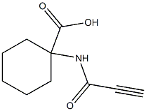 1-(propioloylamino)cyclohexanecarboxylic acid 结构式