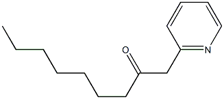 1-(pyridin-2-yl)nonan-2-one 结构式