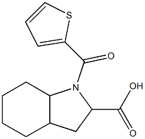 1-(thien-2-ylcarbonyl)octahydro-1H-indole-2-carboxylic acid 结构式