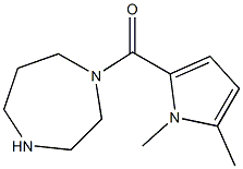 1-[(1,5-dimethyl-1H-pyrrol-2-yl)carbonyl]-1,4-diazepane 结构式