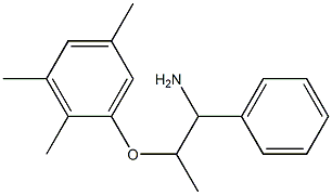 1-[(1-amino-1-phenylpropan-2-yl)oxy]-2,3,5-trimethylbenzene 结构式