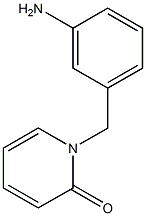 1-[(3-aminophenyl)methyl]-1,2-dihydropyridin-2-one 结构式