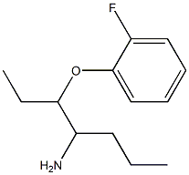 1-[(4-aminoheptan-3-yl)oxy]-2-fluorobenzene 结构式