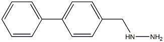 1-[(4-phenylphenyl)methyl]hydrazine 结构式
