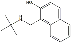 1-[(tert-butylamino)methyl]-2-naphthol 结构式