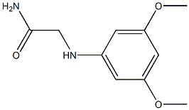 2-[(3,5-dimethoxyphenyl)amino]acetamide 结构式