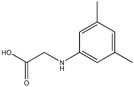 2-[(3,5-dimethylphenyl)amino]acetic acid 结构式