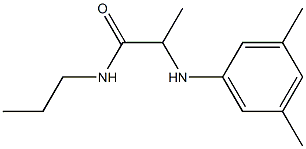 2-[(3,5-dimethylphenyl)amino]-N-propylpropanamide 结构式