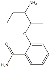 2-[(3-aminopentan-2-yl)oxy]benzamide 结构式