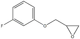 2-[(3-fluorophenoxy)methyl]oxirane 结构式