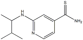 2-[(3-methylbutan-2-yl)amino]pyridine-4-carbothioamide 结构式