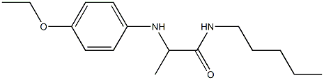 2-[(4-ethoxyphenyl)amino]-N-pentylpropanamide 结构式