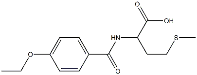 2-[(4-ethoxyphenyl)formamido]-4-(methylsulfanyl)butanoic acid 结构式