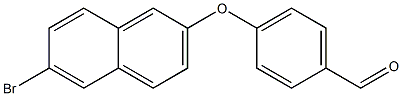 4-[(6-bromonaphthalen-2-yl)oxy]benzaldehyde 结构式