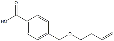 4-[(but-3-en-1-yloxy)methyl]benzoic acid 结构式